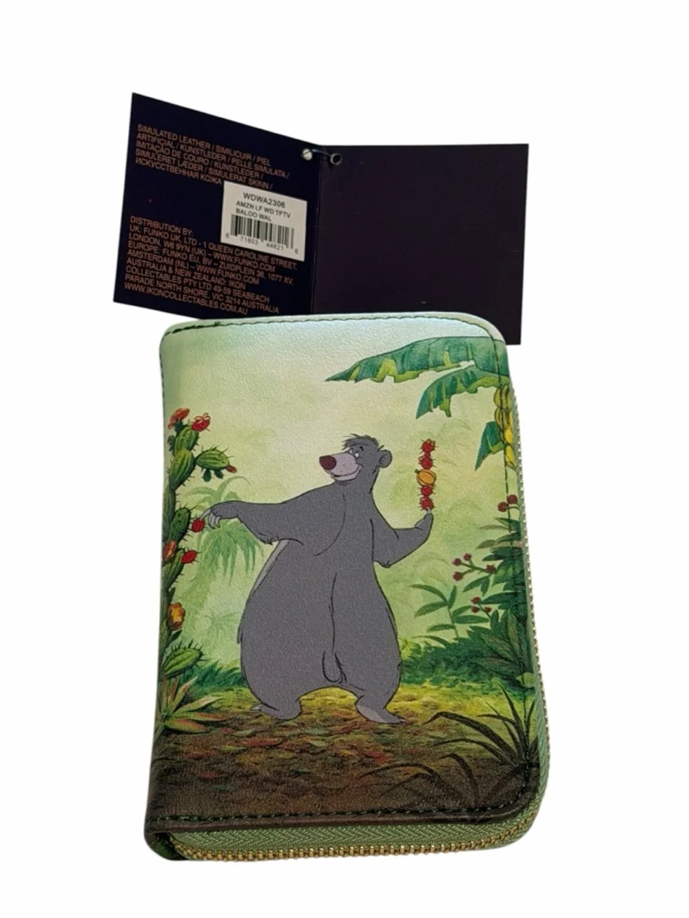 Loungefly x Disney Treasures From The Vault Zip Around Wallet NWT Jungle Book